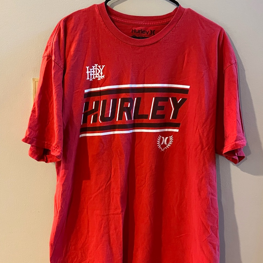 Hurley Red Short Sleeve Tee